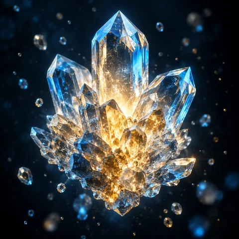 Cristais de minerais orgânicos com selênio